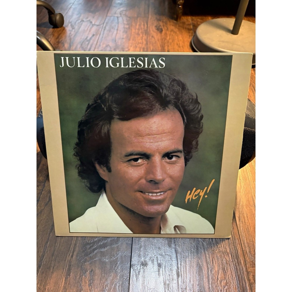 Julio Iglesias Hey! Columbia 12" Black Vinyl LP 1980 FC 39567 AL 39567